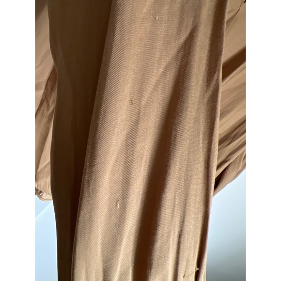 M Banana Republic Latte faux wrap Surplice Blouse with collar - Picture 4 of 5